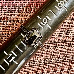 Fragrant Jewels Black and Silver Ring